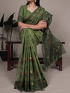YNF7415 Poly Cotton With Thread Weaving Work Saree With Blouse Wholesale Clothing Suppliers In India